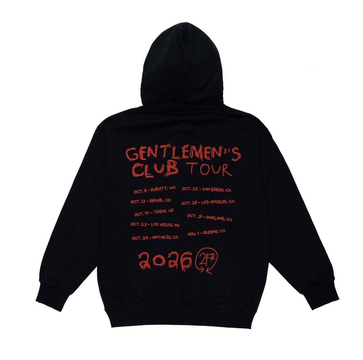 Gentlemans club tour hoodie