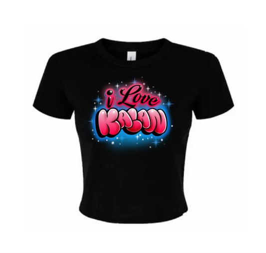 I Love Kalan baby tee