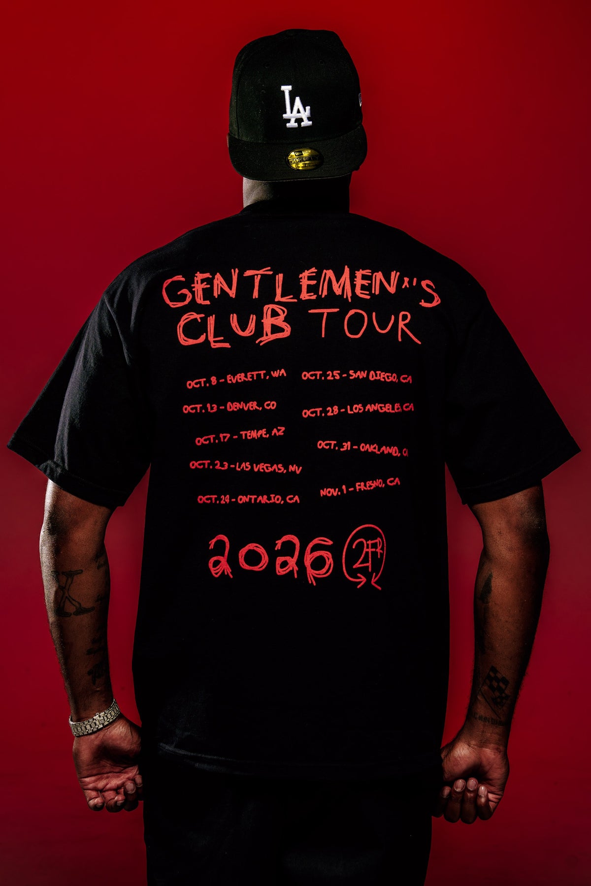 Gentlemans club tour T-shirt