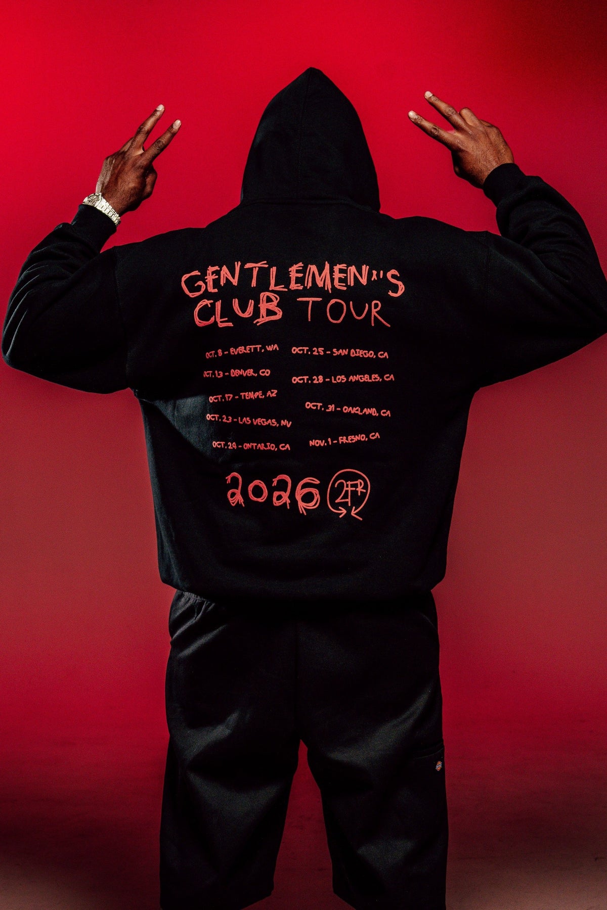 Gentlemans club tour hoodie